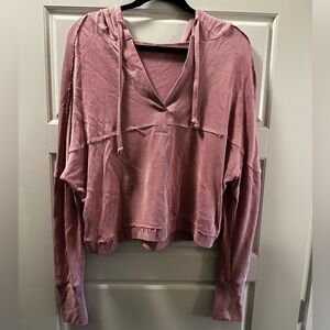 Altar’d state revival pink cropped hoodie